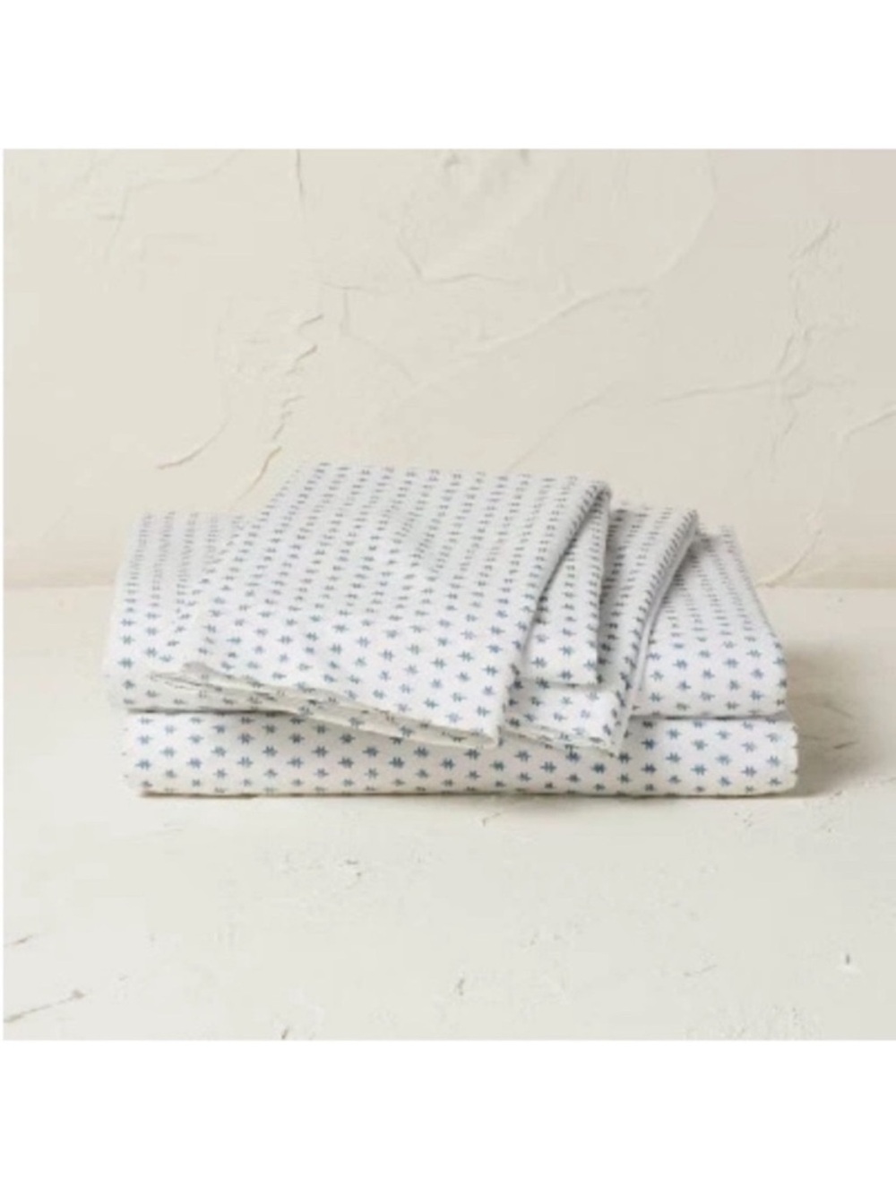 Opalhouse Jungalow King Teal Dash 100% Cotton Percale Sheet Set